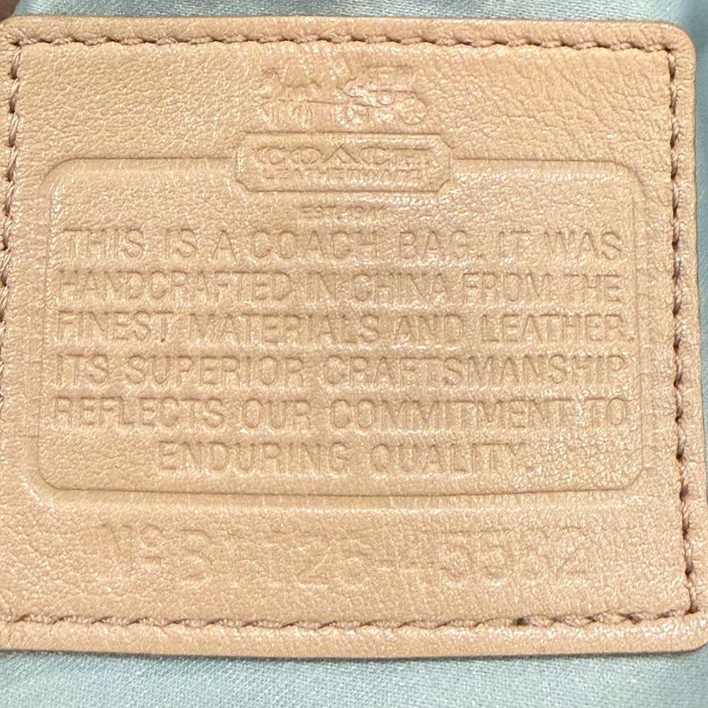 Coach Op Art Sufflette Small Hobo/Shoulder Bag (#45582)(with Hang Tag)(EUC) - Picture 13 of 17